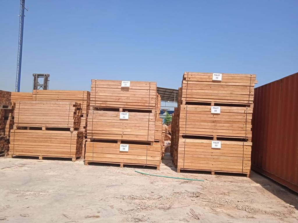 Teak wood pallets